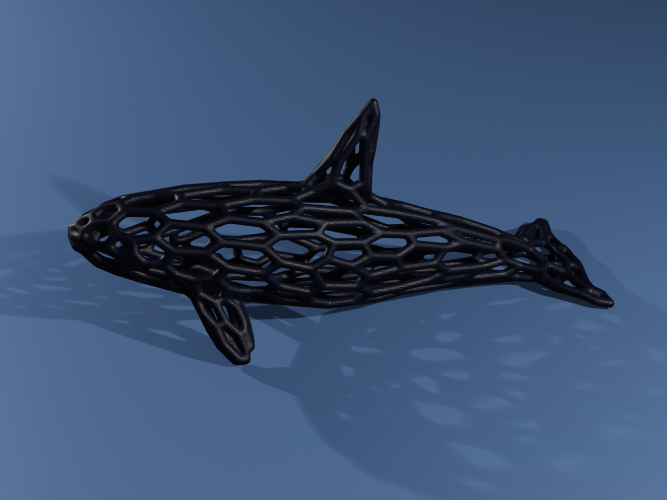 Orca / Killer Whale Voronoi