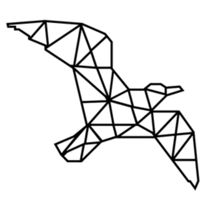 Origami Seagull Wall Art