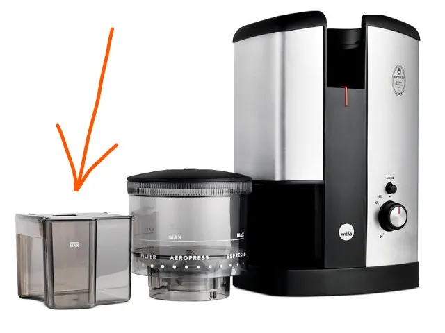 Replacement lid for coffee grinder Wilfa WSCG2