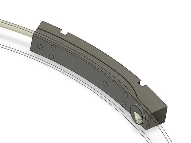 4mm PTFE tube clamp for food dehydrator