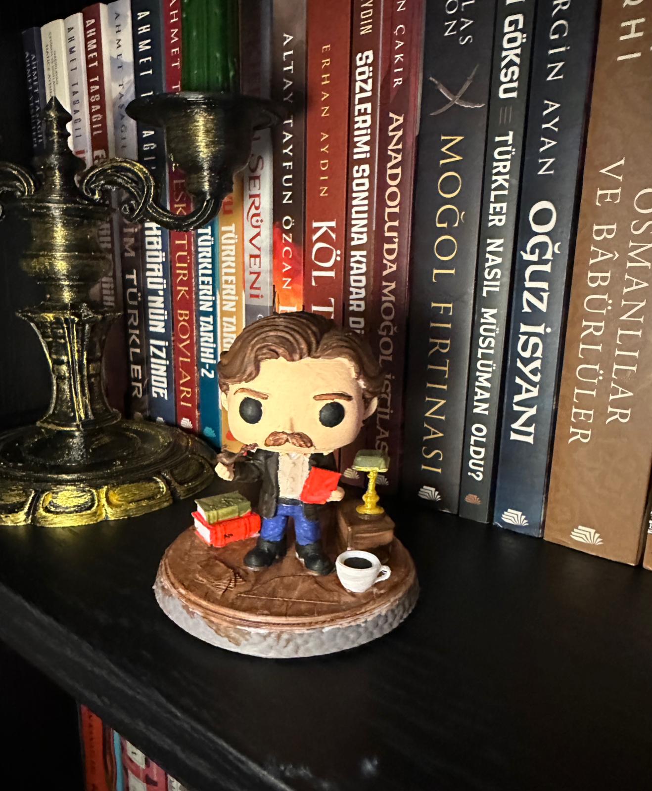 Oguz Atay Portrait Sculpture - Literature Fan Art