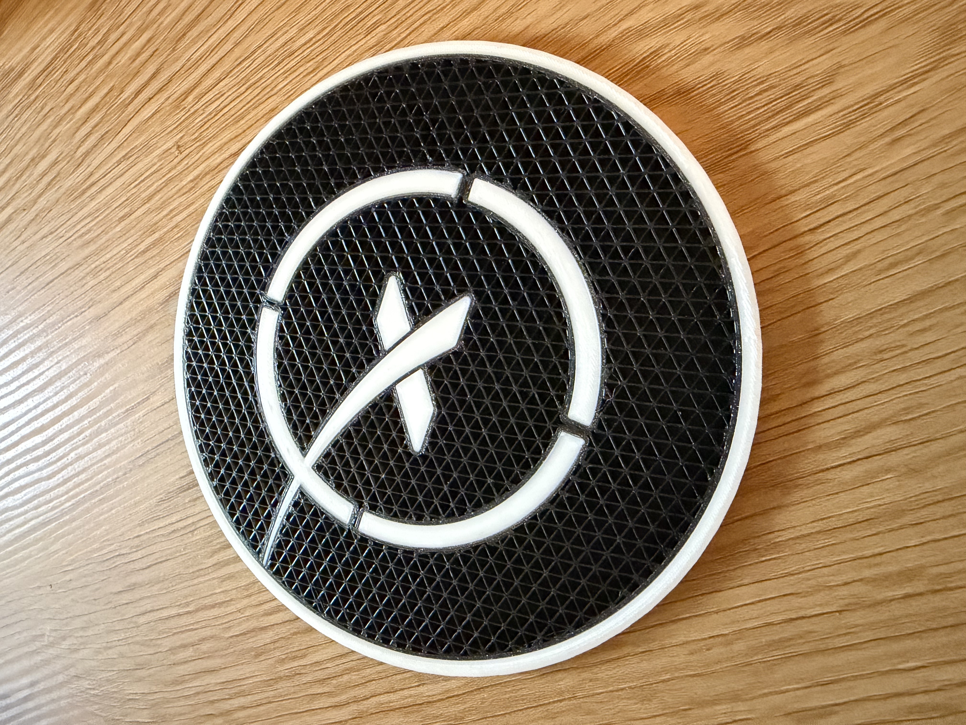 SpaceX like multimaterial landing pad coaster