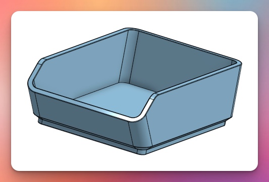 Miniatura 9 do modelo 3D Stackable Bin - parametric