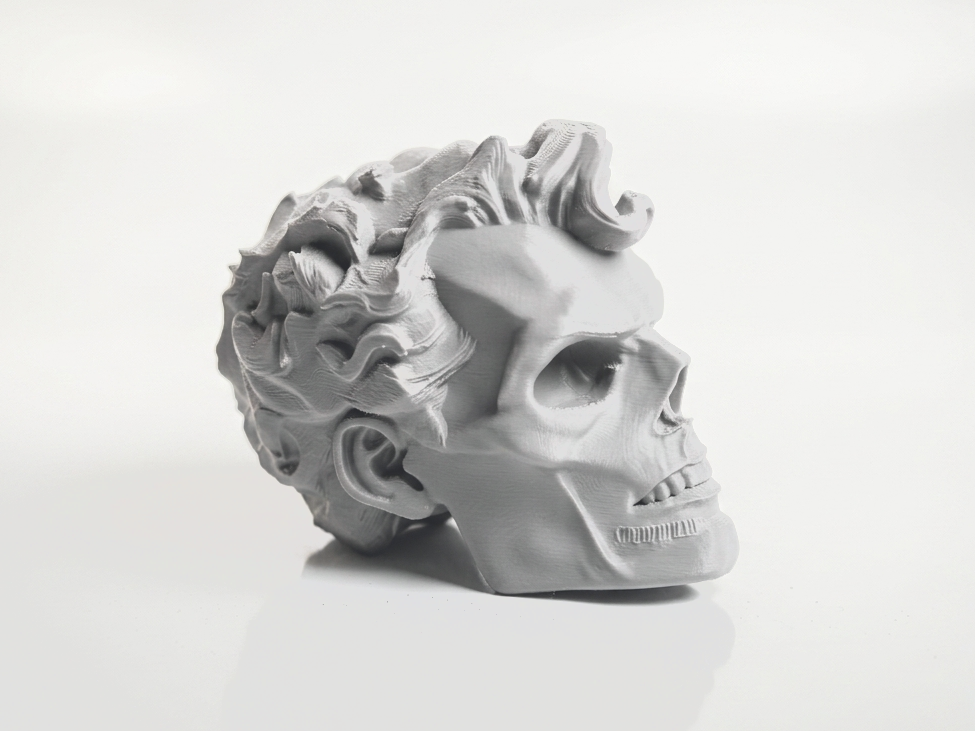 Superman Skull Sculpture Gothic Collectible 3D Printable