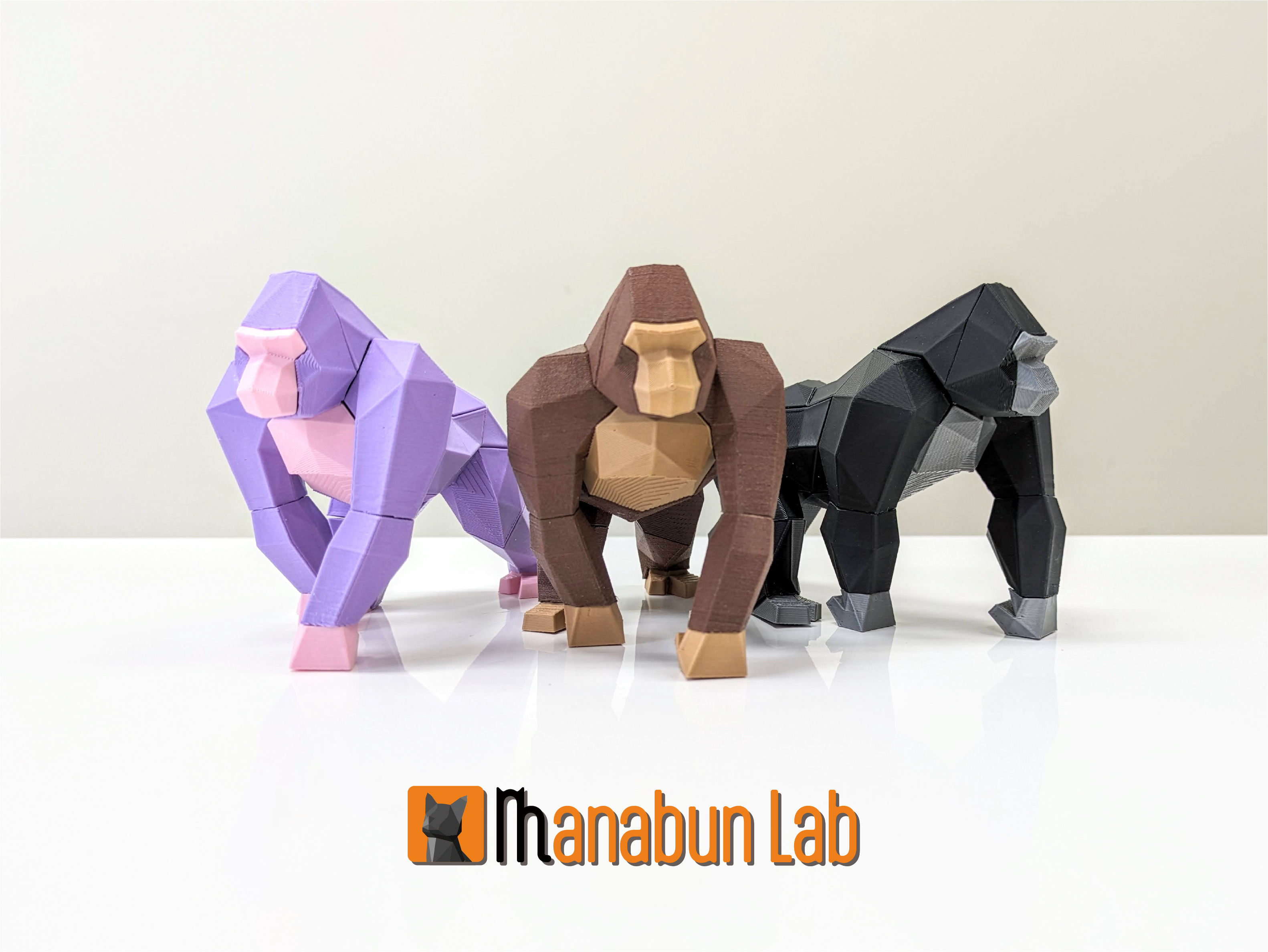 Low Poly Gorilla Puzzle — miniatura 5