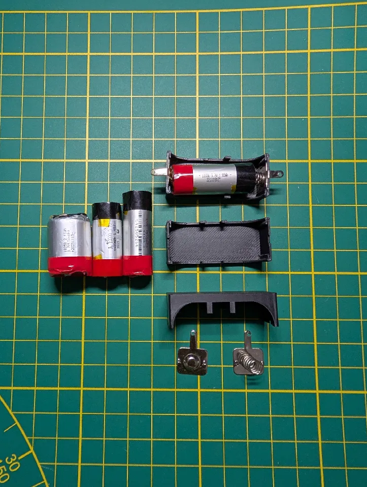 vape battery holder 13350 Li-Ion/Vape by alex.cata_ WTF EVODRIP SO25000 F: Vanilla Ice Cream Colour:Titanium Silver Kit