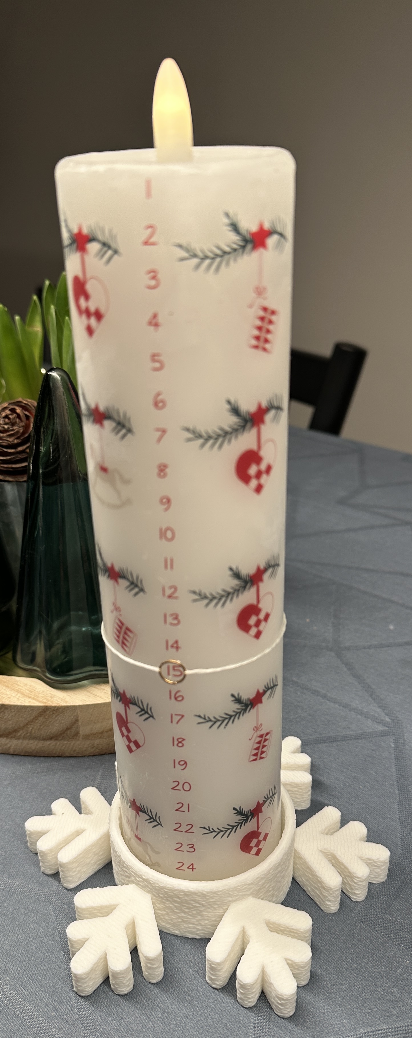 Snowflake Candel Holder