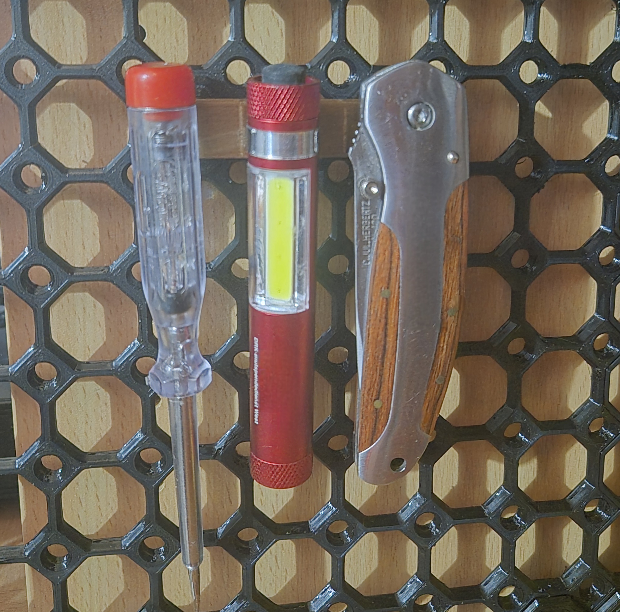 Multiboard Universal Mount for Pocket Clip Tools, Tweezers & Bits