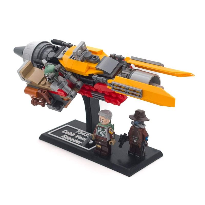 Display Stand for LEGO Star Wars 75437 Cobb Vanth＇s Speeder by