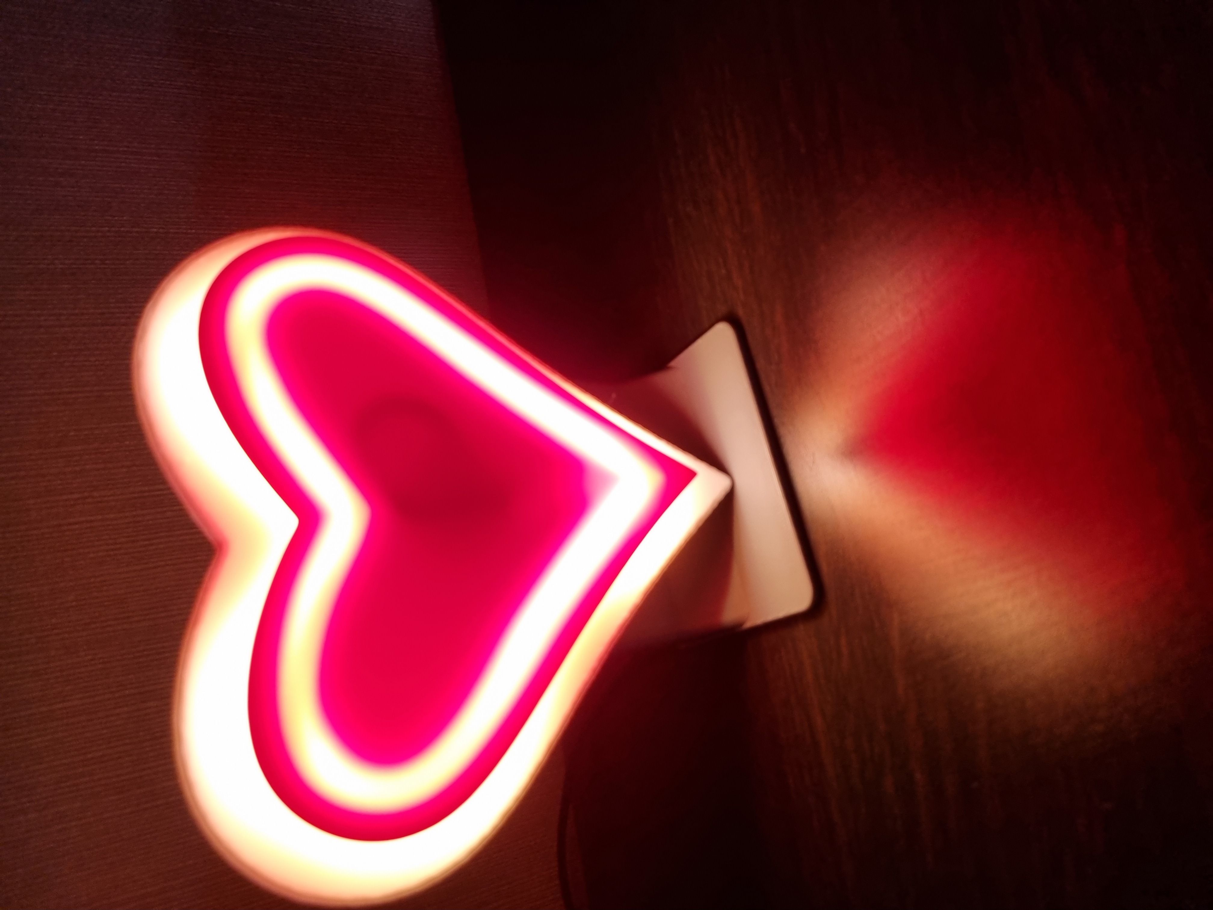 Inner Glow Heart Lamp (Dimmable)