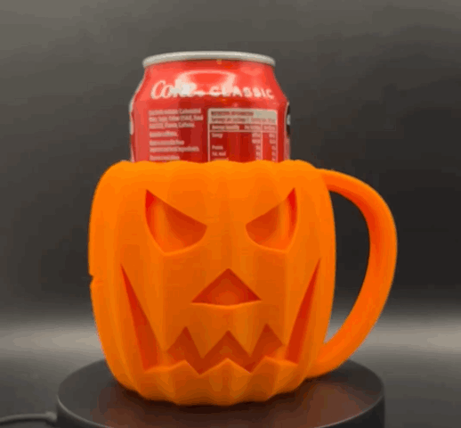 Halloween Pumpkin Can Holder