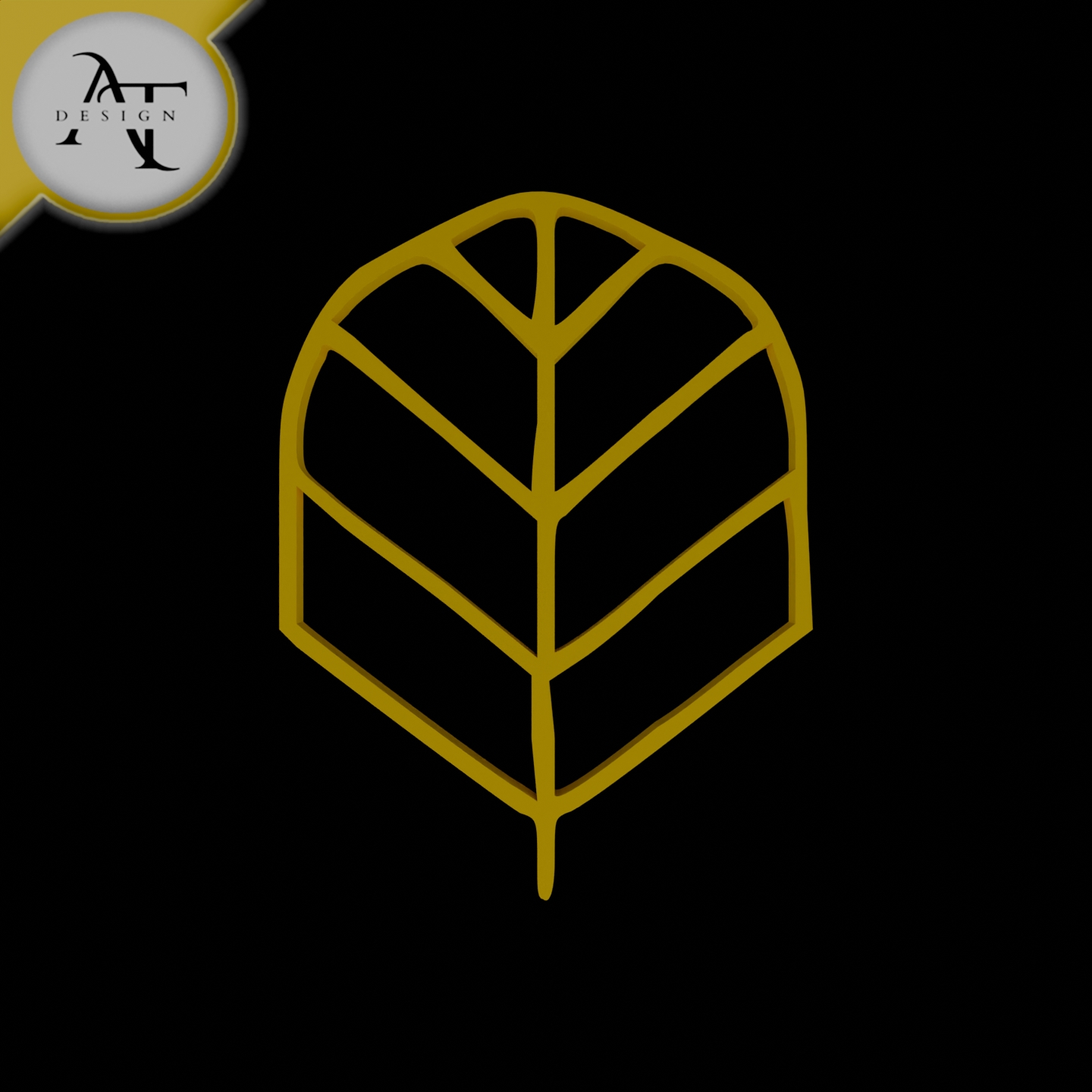 Simple Leaf Symbol - 2D Art