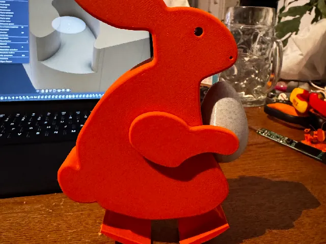 Rabbit with artificial Legs