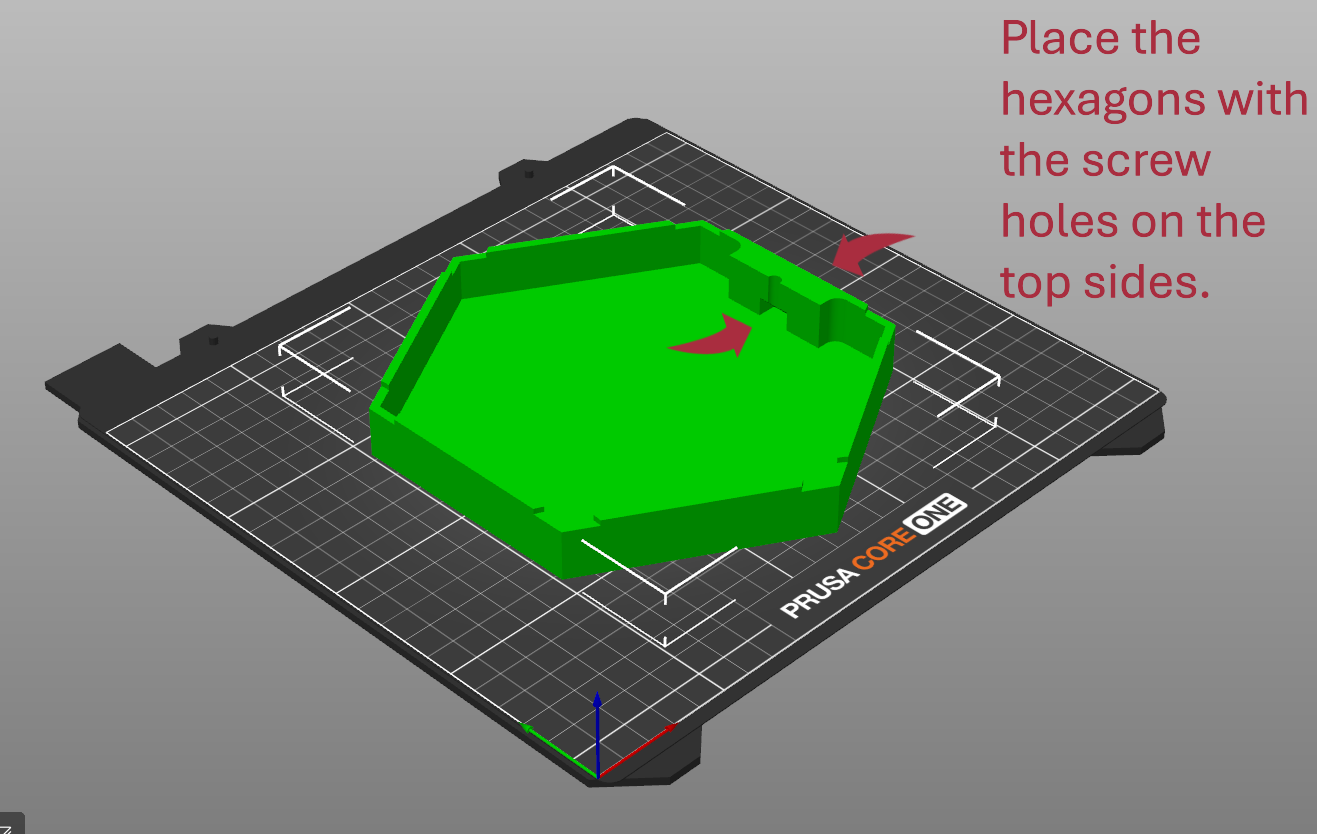 three-dimensional hexagonal wall frame — miniatura 4