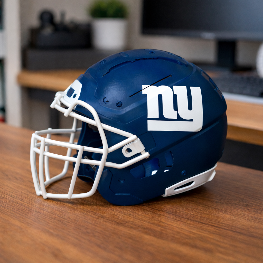 New York Giants Football Helmet - No Stripe