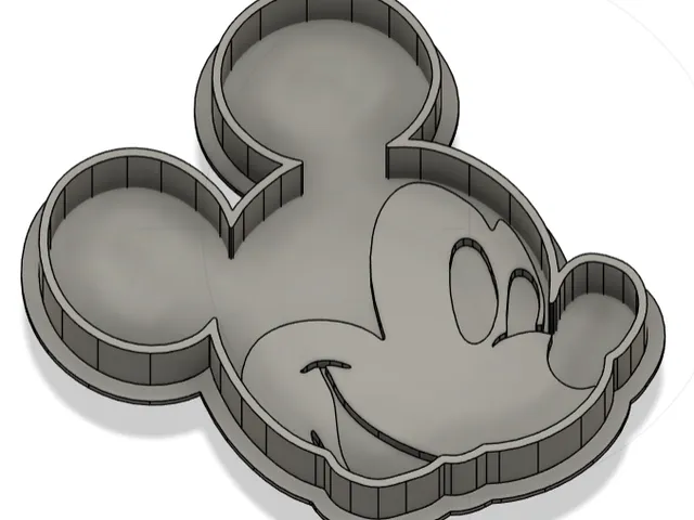 Mickey Mouse Cookie Cutter with face