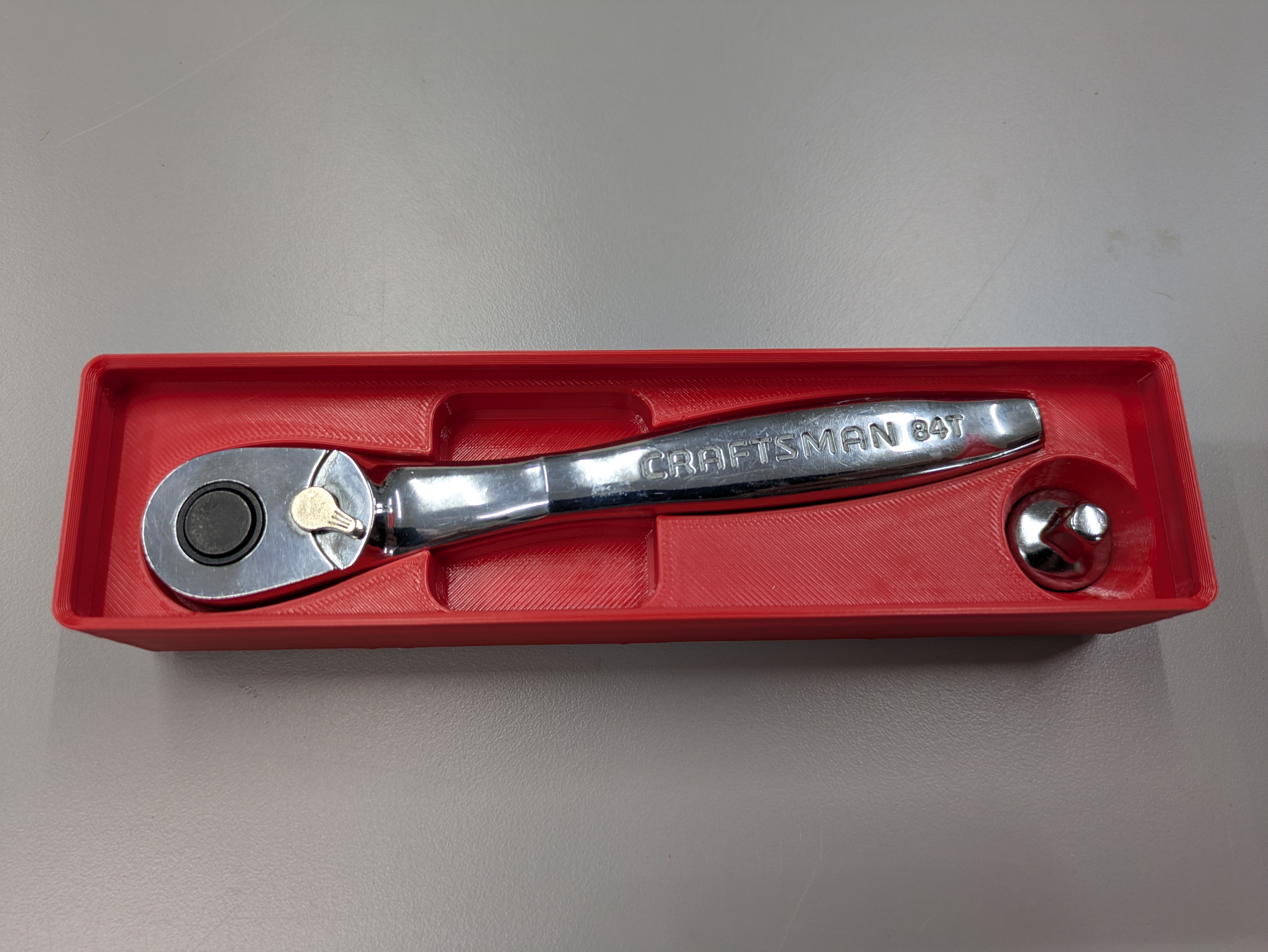 Craftsman 1/4" ratchet Gridfinity