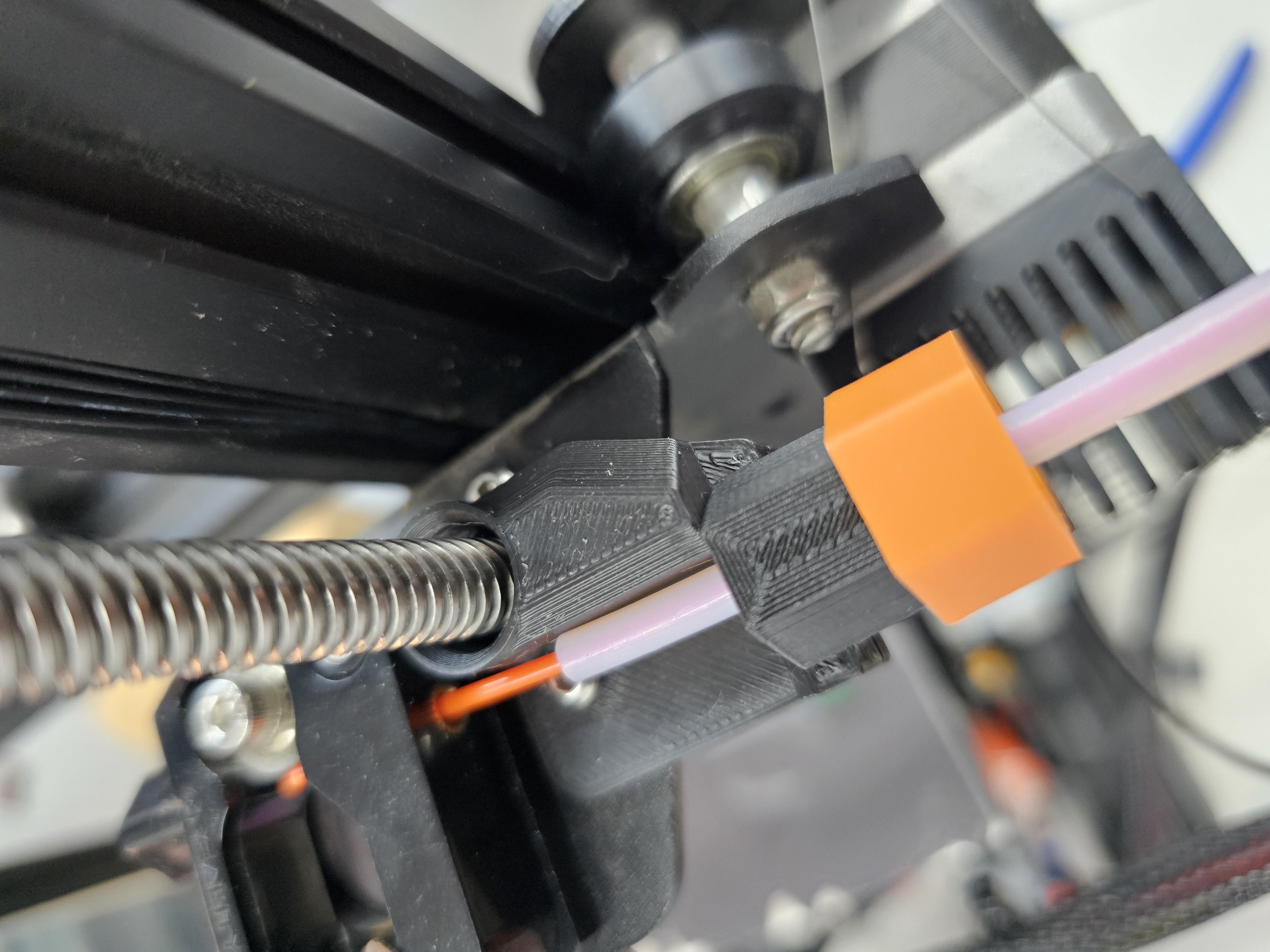 Ender 3 Bowden control and Z Screw grease cups
