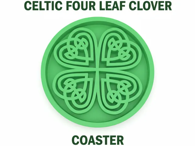 Celtic Four Leaf Clover Coaster