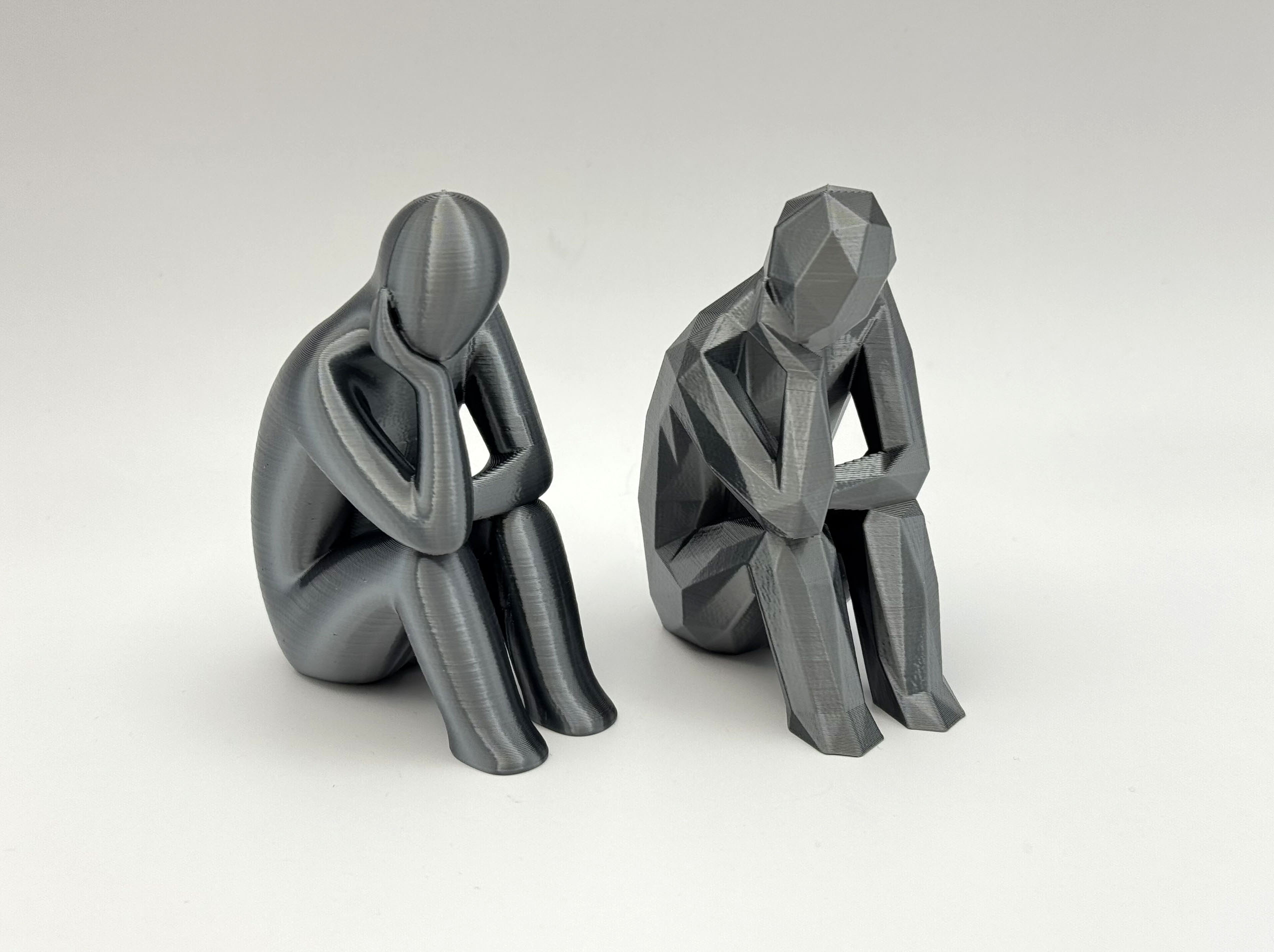The Thinkers – Smooth & Lowpoly