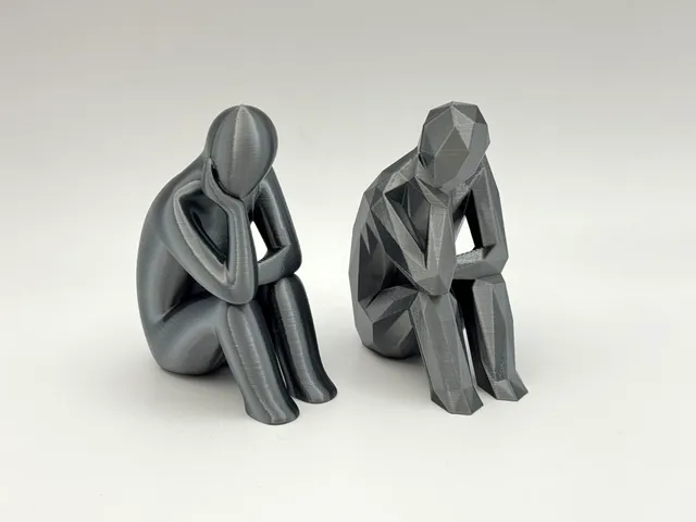 The Thinkers – Smooth & Lowpoly