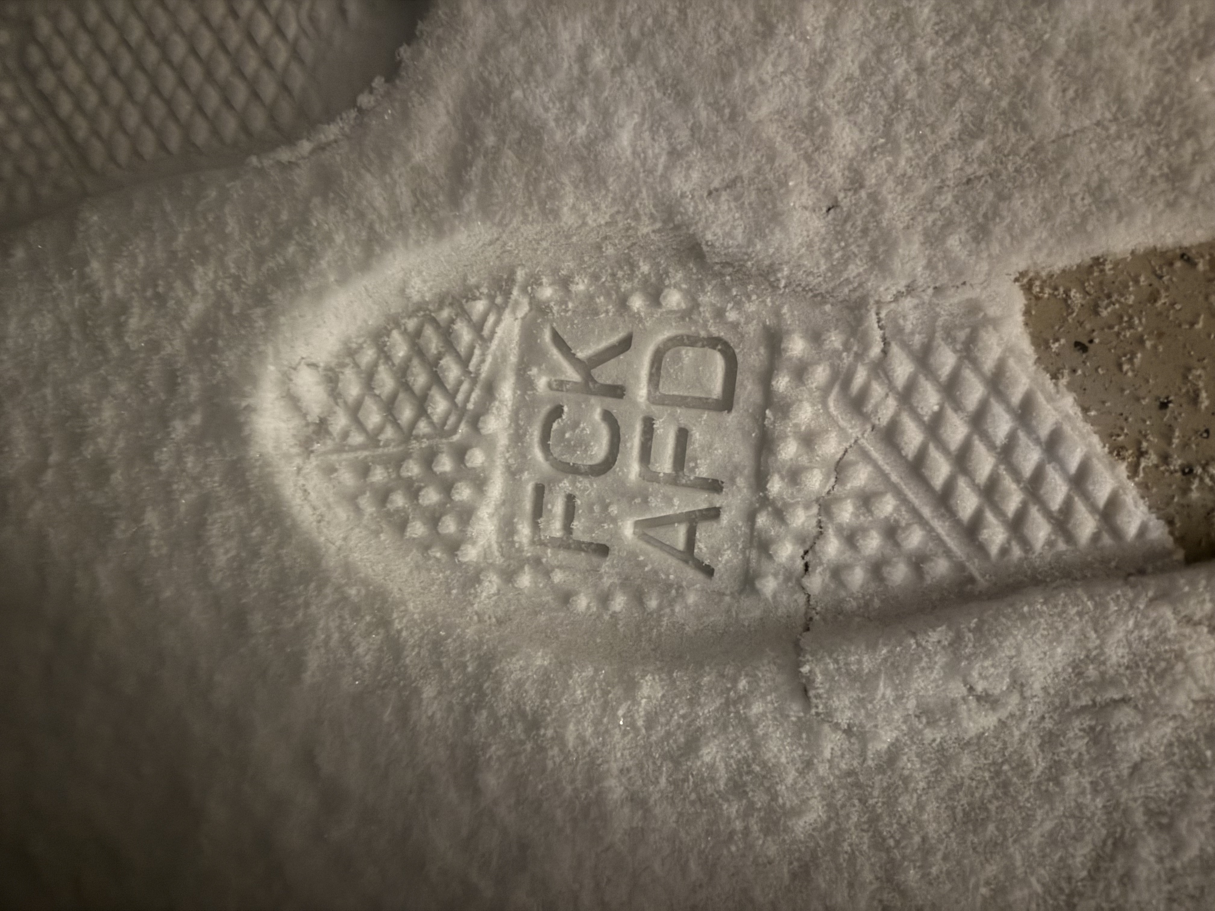 Shoe Insert Stamp – TPU Snow Imprint
