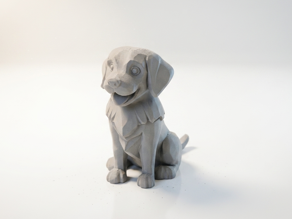Happy Dog Figurine Animal 3D Printable