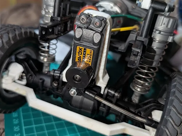 Tamiya CC-02 Axle Servo Mount