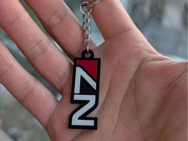 N7 - Mass Effect - Keychain