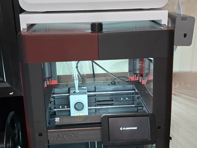 Flashforge AD5X shelf for filament dryer