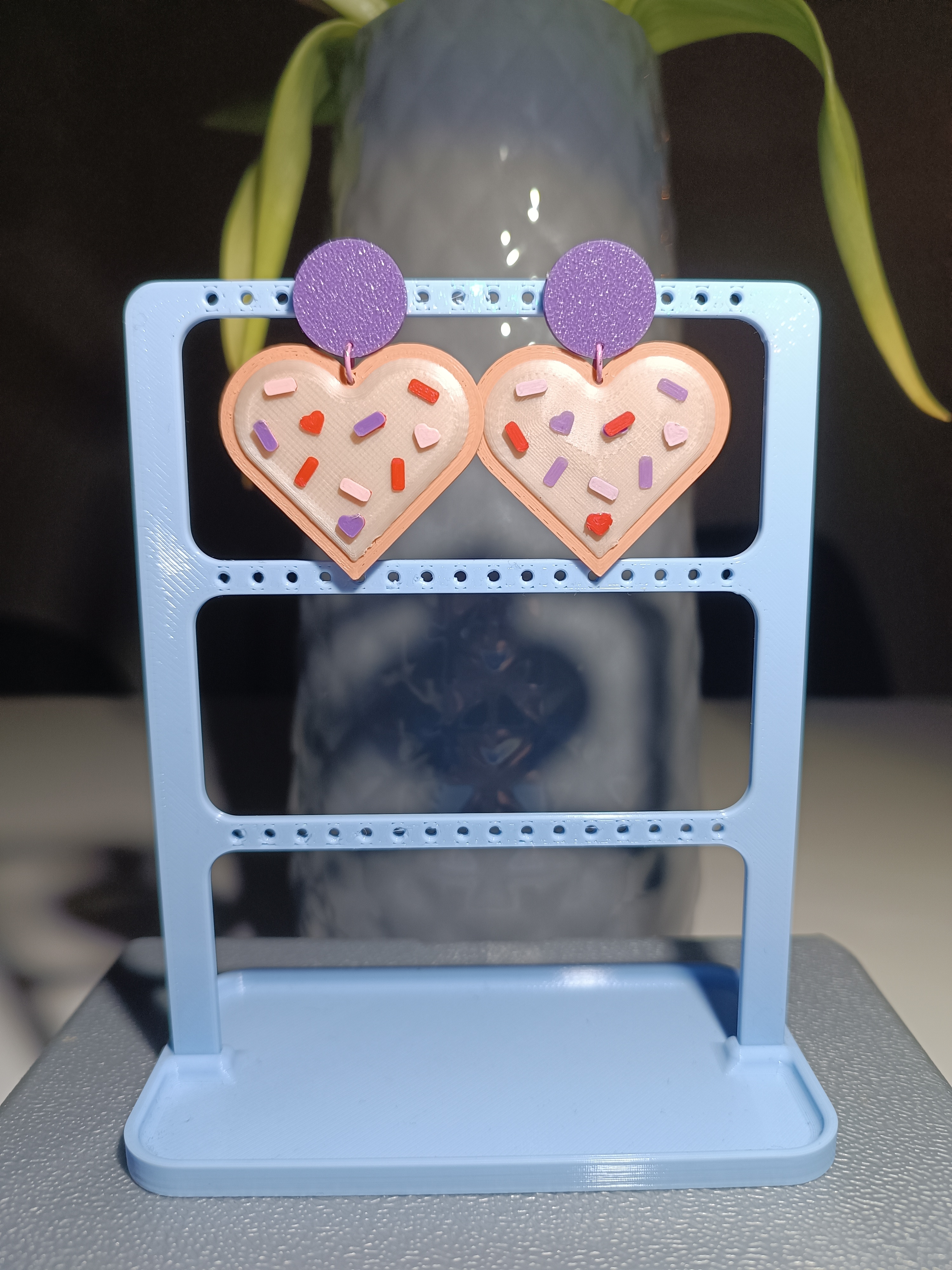 Heart Cookie earring