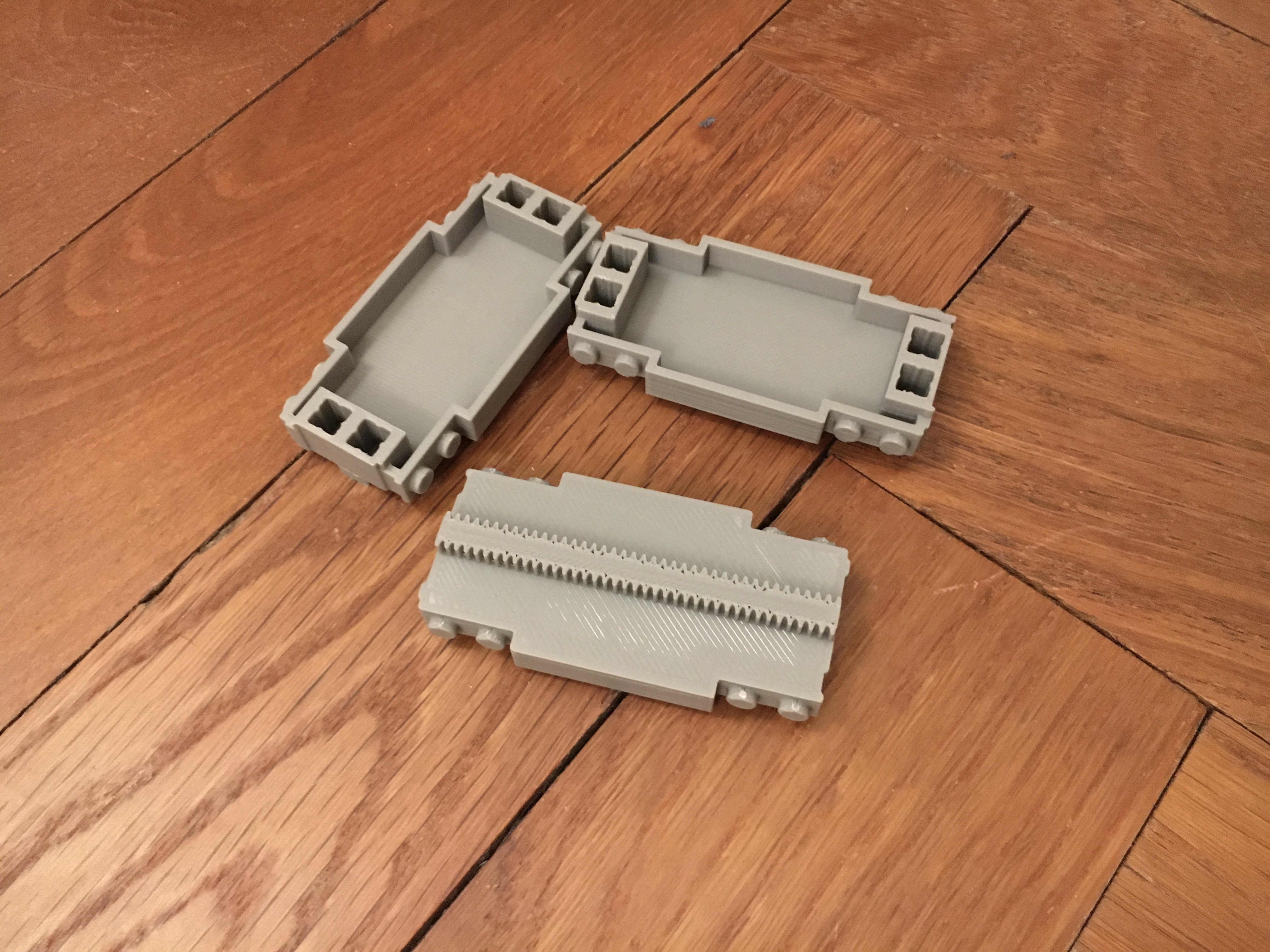 Lego Monorail Track Straight Short - 8 Studs Long - Inverted