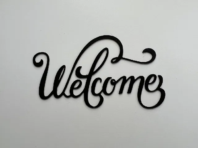 Welcome Wall Art #2