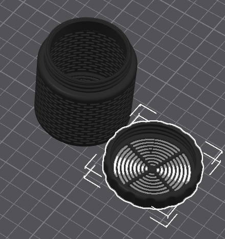 55 MM Spool Desiccant Gel Container
