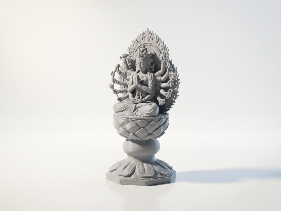 Thousand Armed Buddha Statue Classical Sculpture 3D Printable