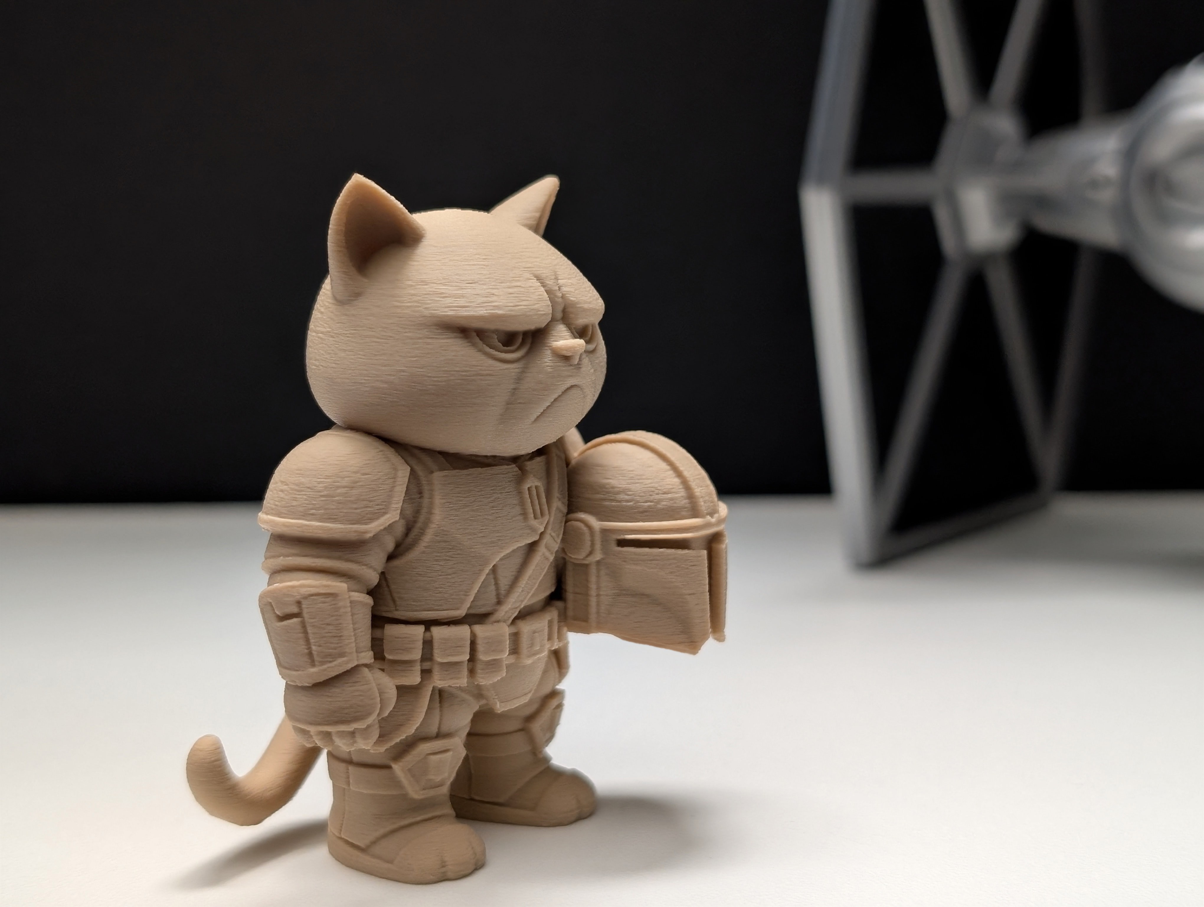 Miniatura 3 do modelo 3D Grumpy Cat Mandalorian