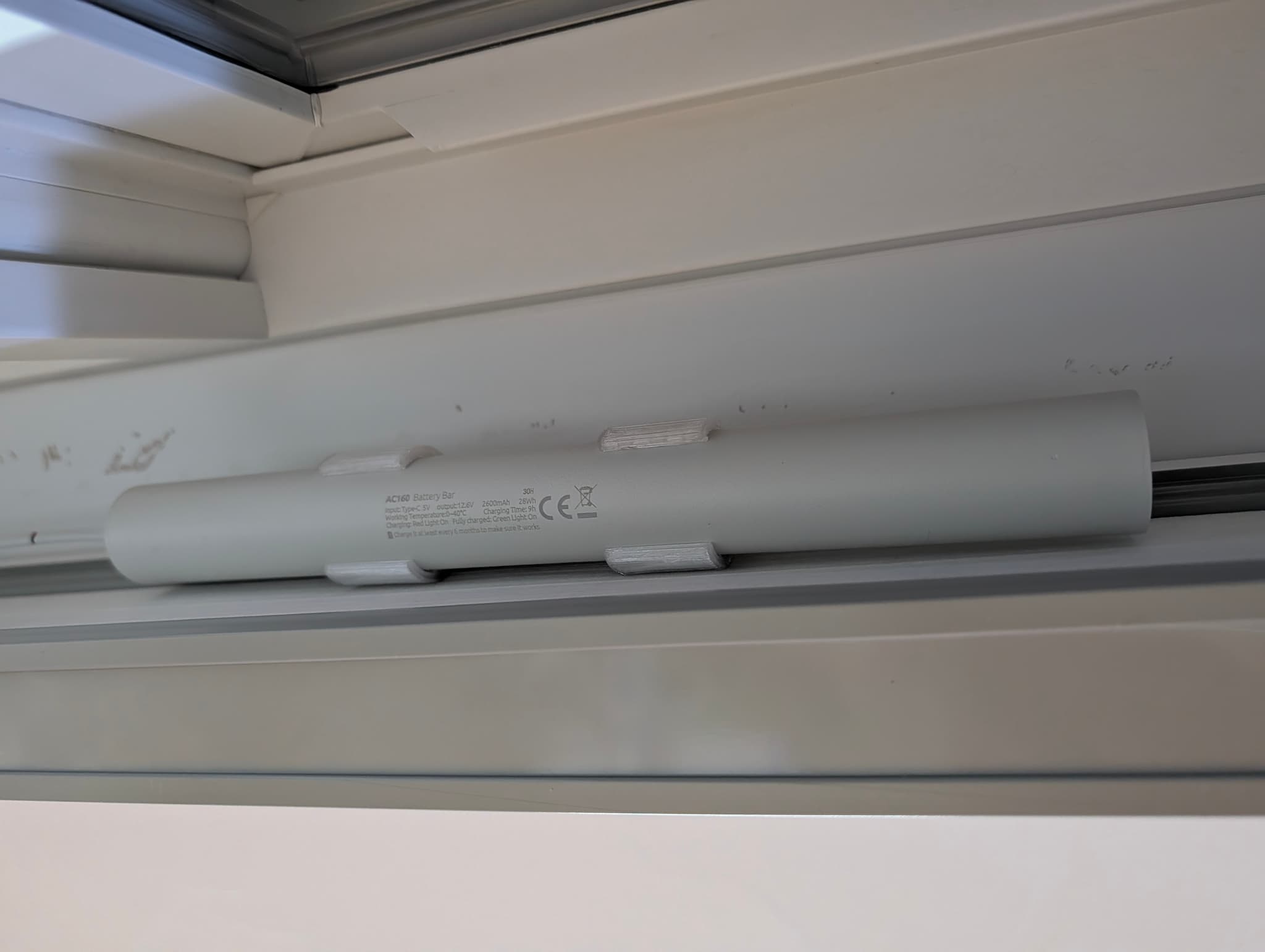Battery holder for AC160 battery and Bali Blinds motorized shades