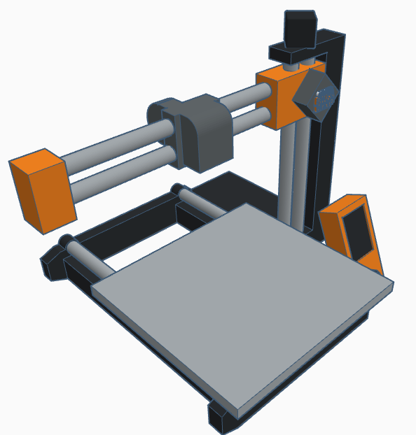 Miniatura 2 do modelo 3D 3D Printed 3D Printer-Prusa MINI