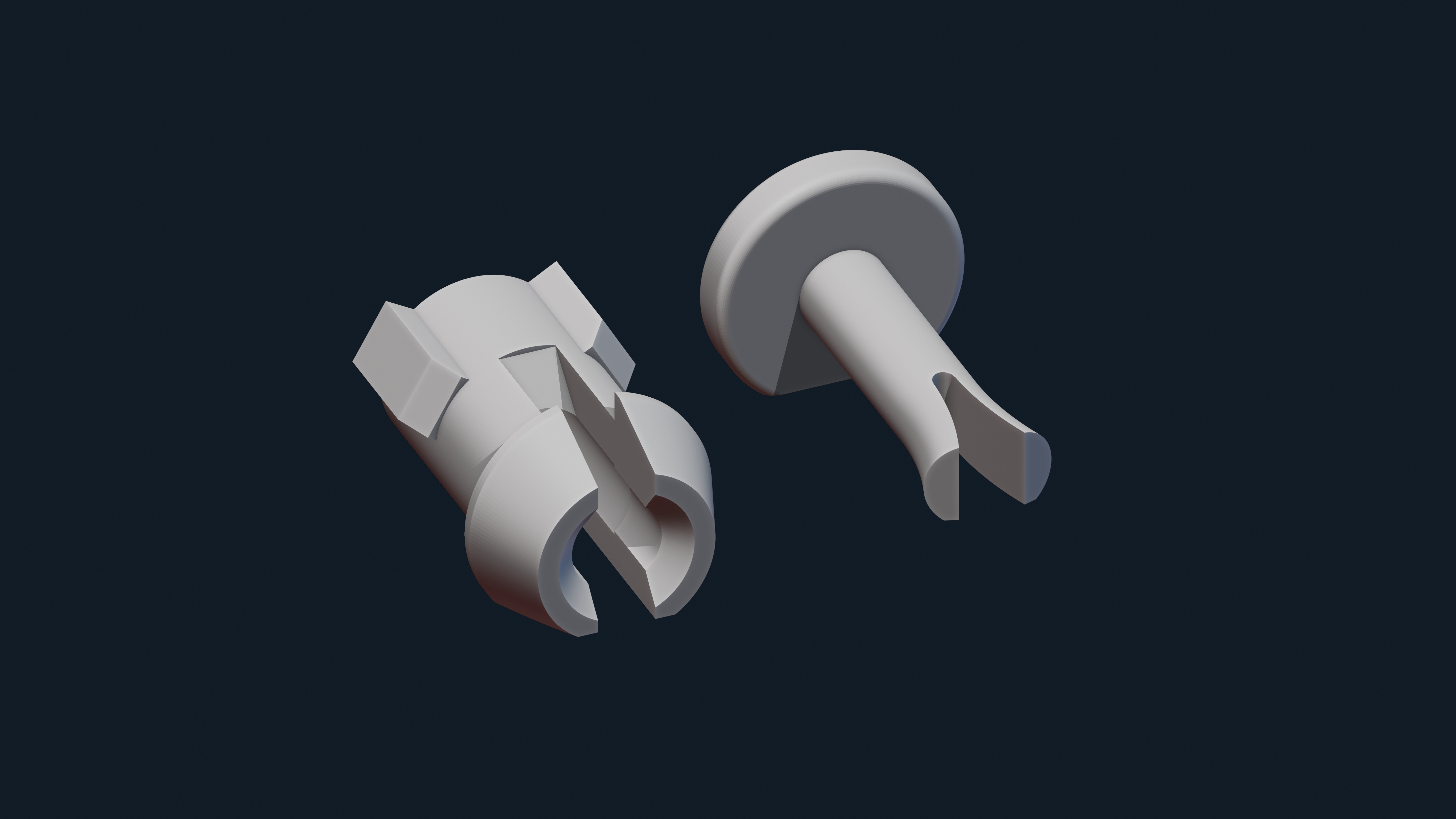 IKEA PS 2014 lamp scissor pins 3D model