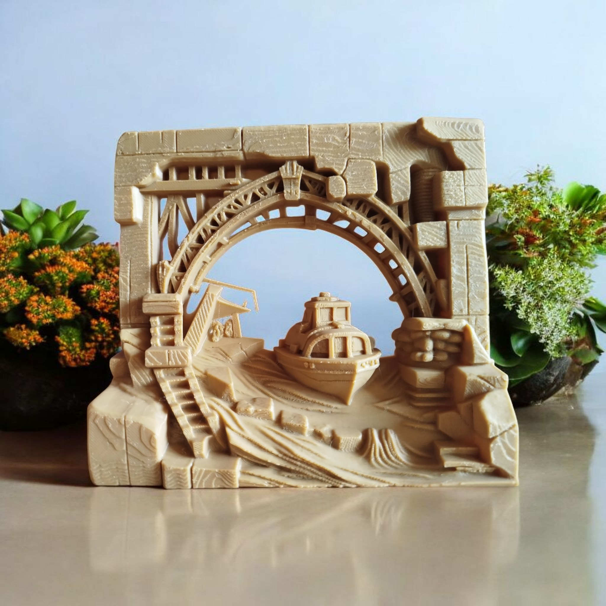Ship diorama technical bridge