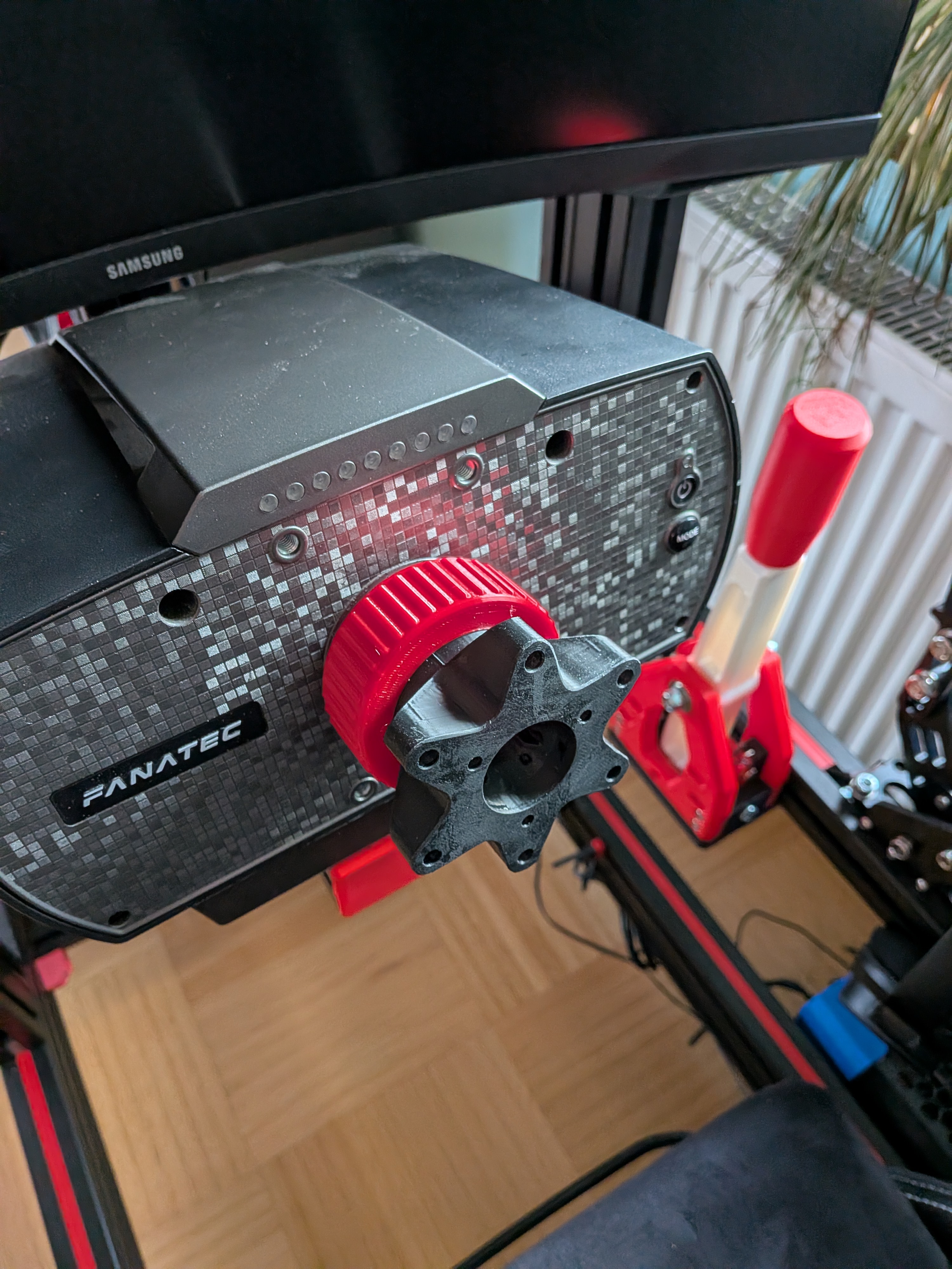 Wheel Adaptor Flange for Fanatec QR1 3D model