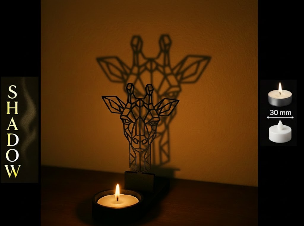 Shadow Art - Giraffe