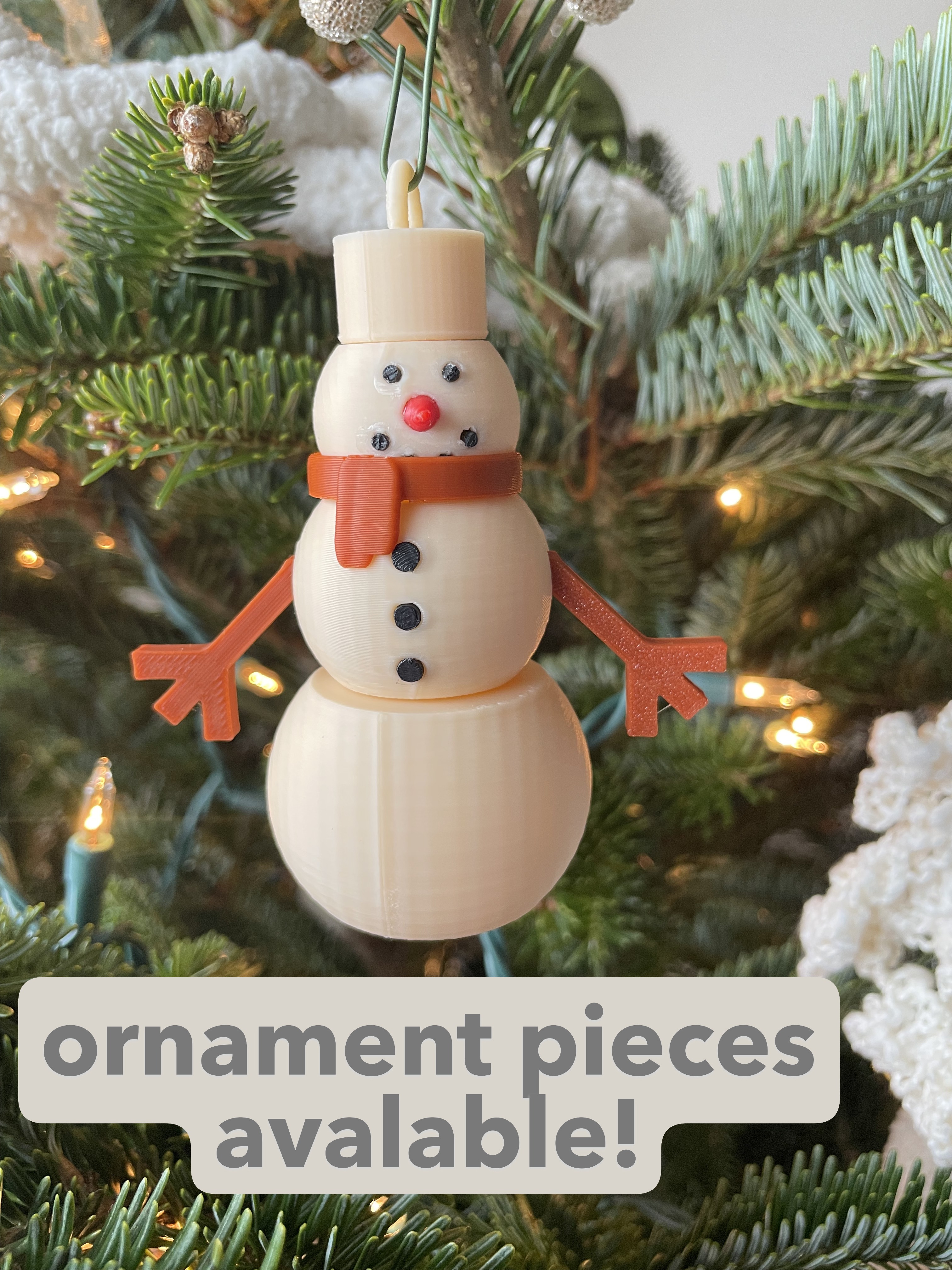 Articulated Clip-Together Snowman