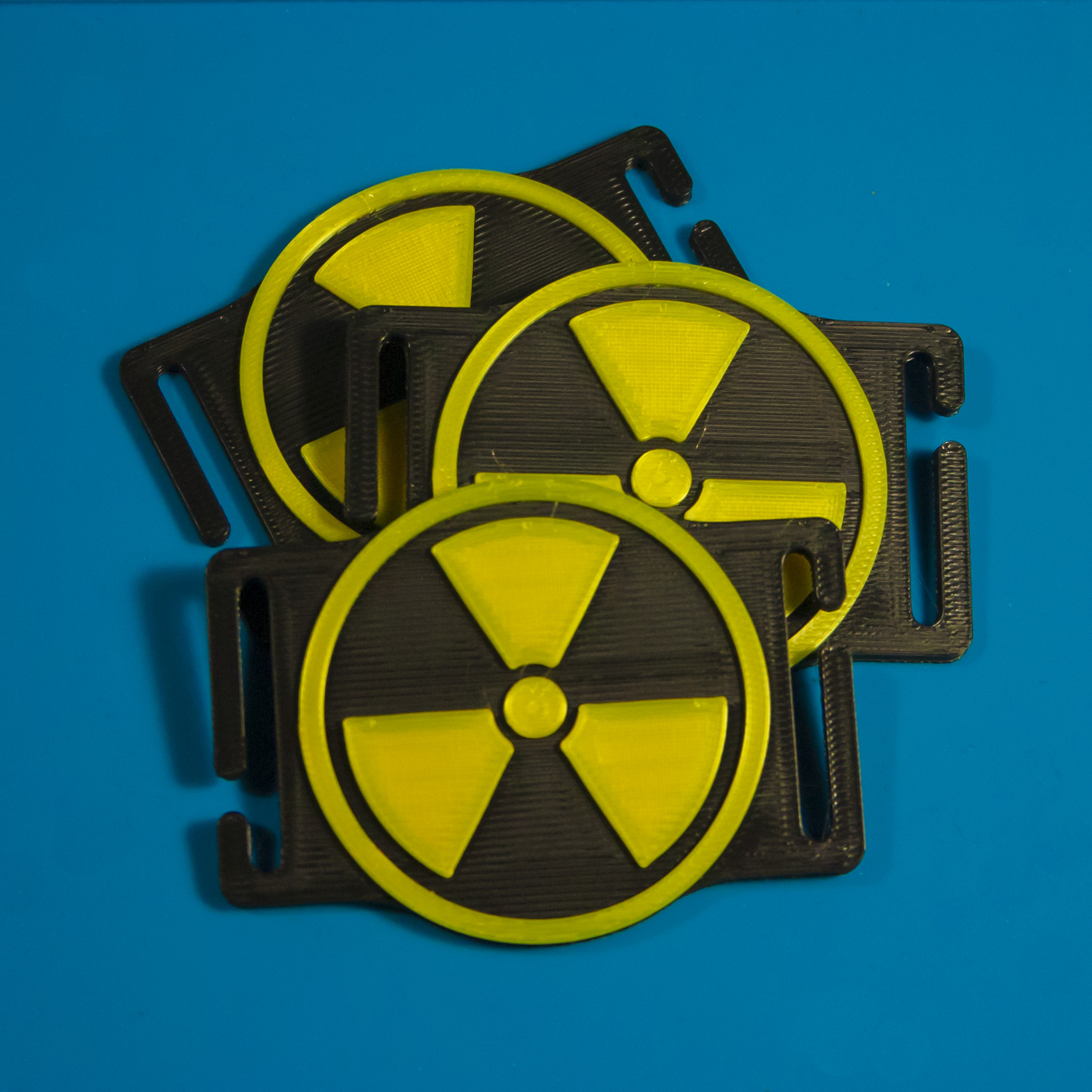 Radiation sign molle patch