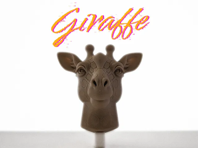 Giraffe Head – Ready-to-Hang Wall Sculpture
