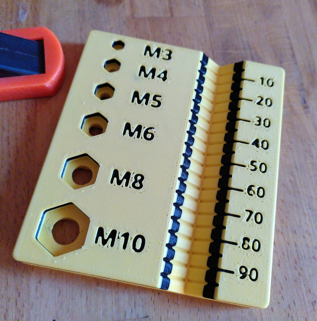Yet another screw/nut gauge v2
