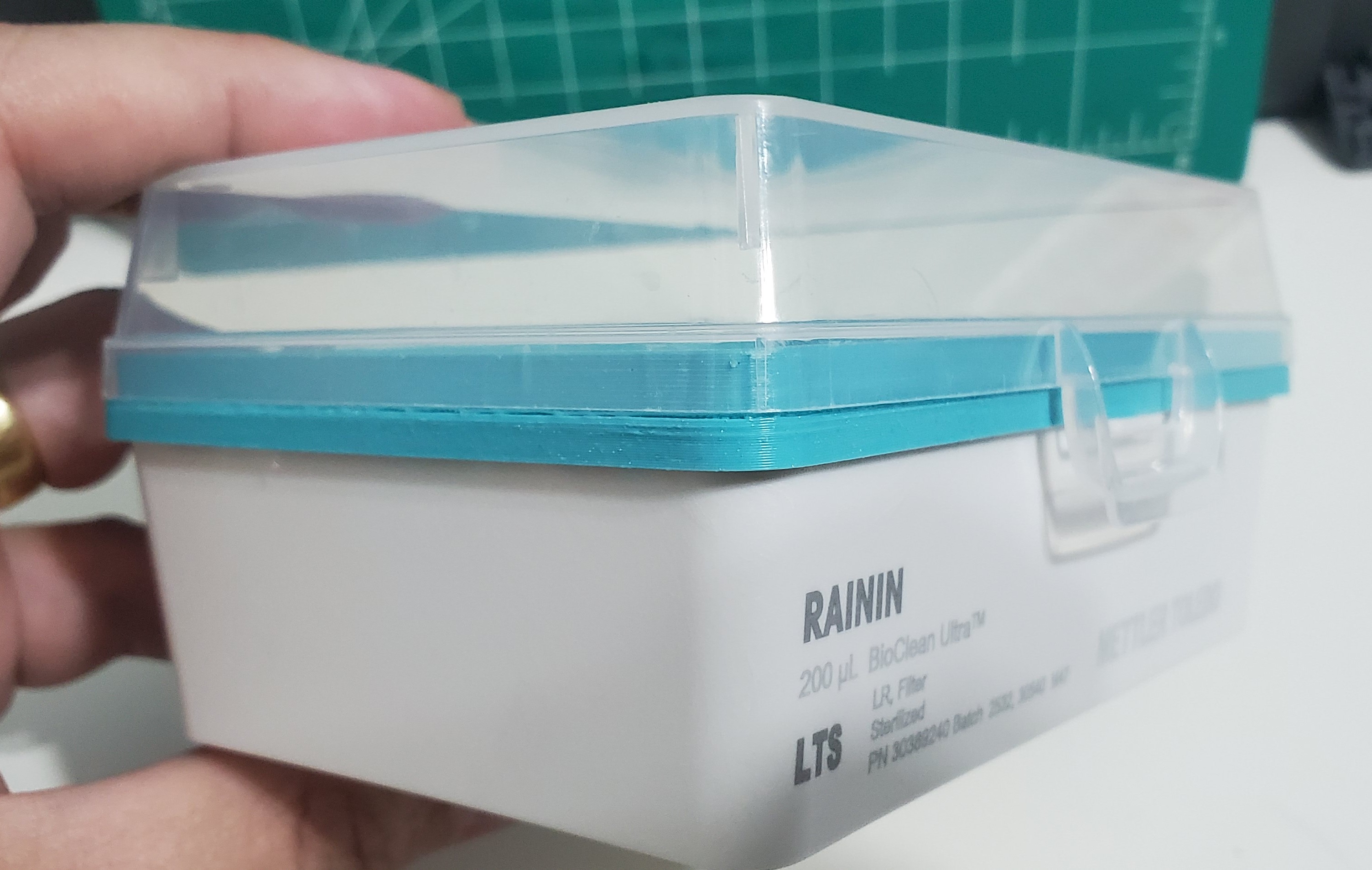 Rainin/Mettler Toledo Lab Box – Rim Adapter for Proper Lid Latching