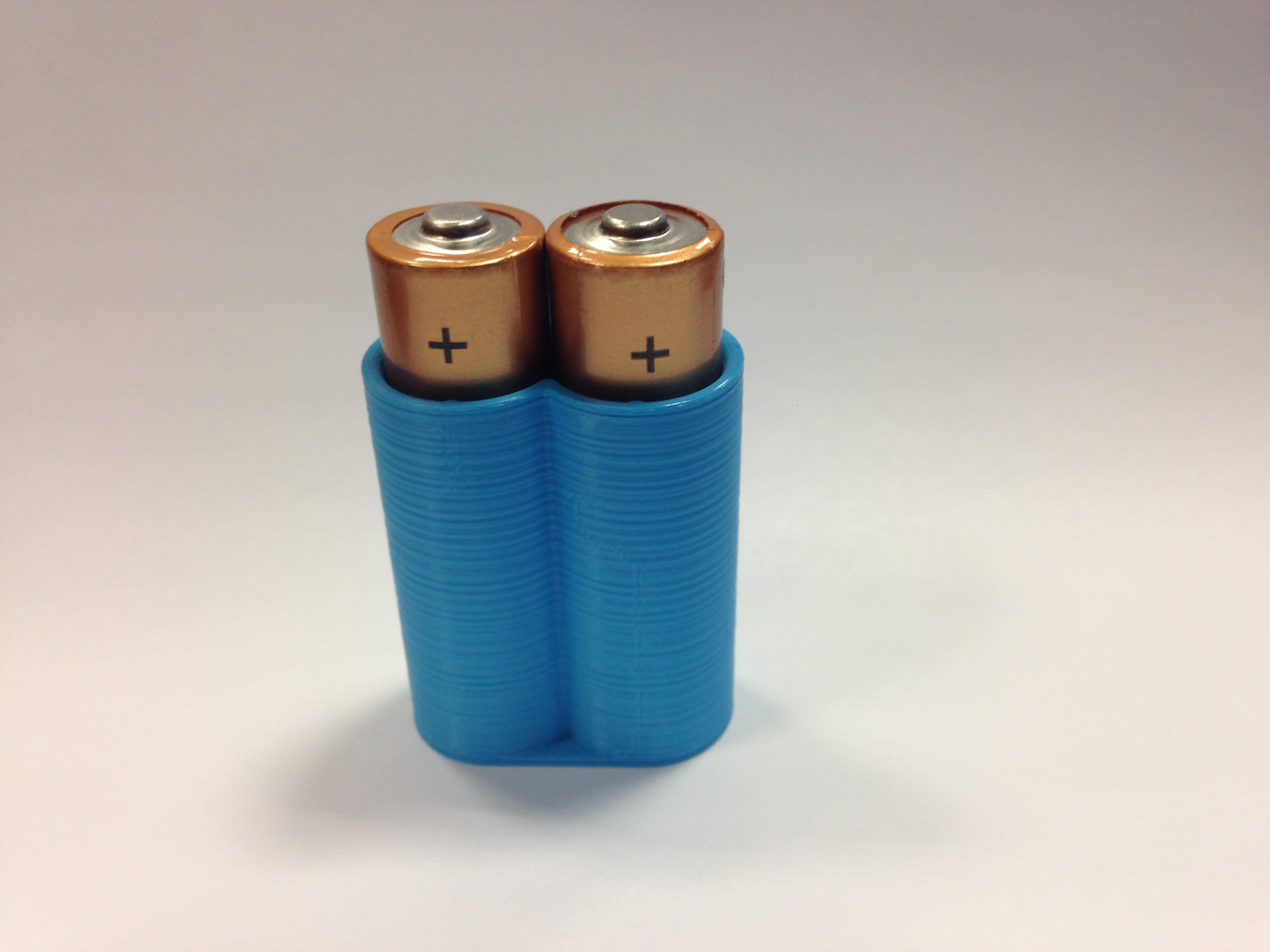 Battery holder for AA size batteries