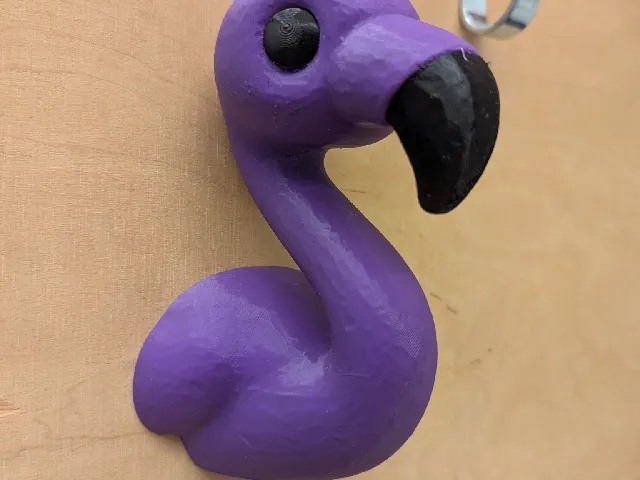 Flamingo Head Wall Mount