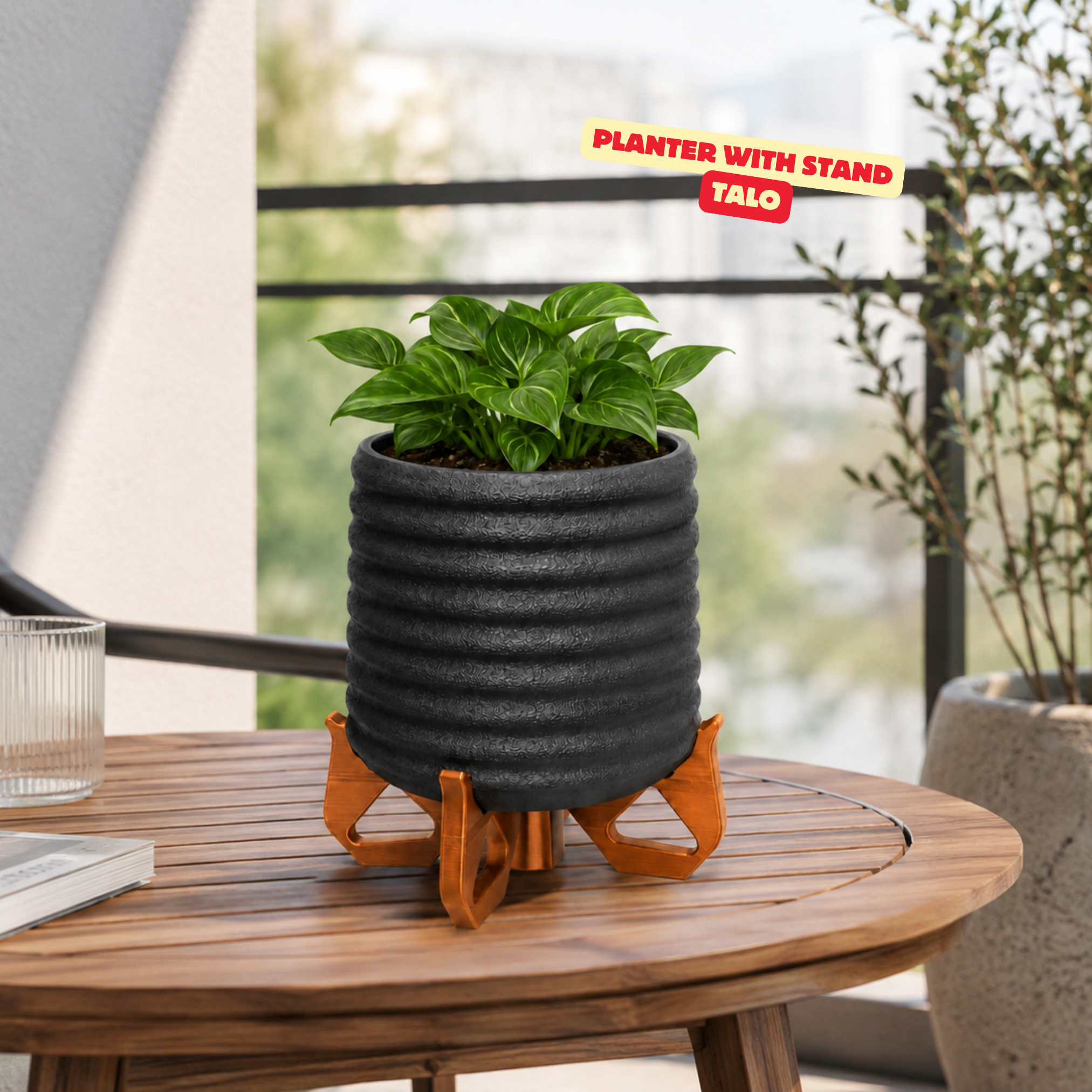 PLANTER WITH STAND (TALO) / HOMEGARDEN / MODERN HOMEDECOR / HOME ESSENTIALS